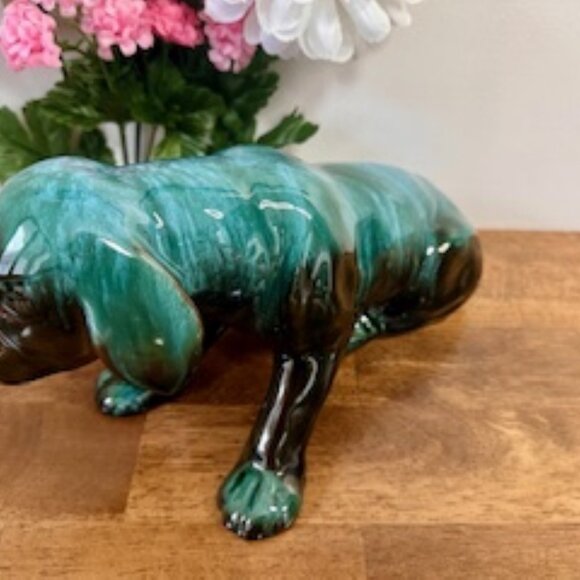 Adorable Blue Mountain Pottery Puppy Figurine BMP Vintage Dog Canada - Picture 5 of 5